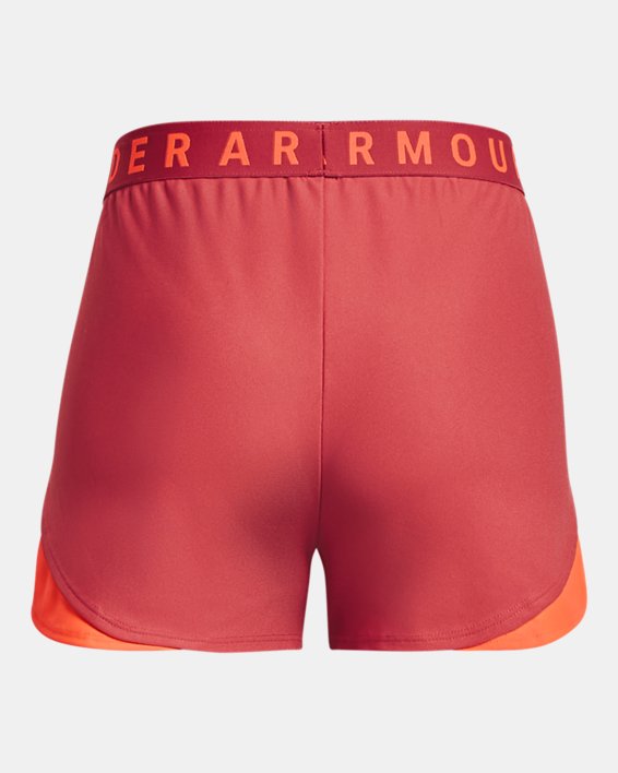 Women's UA Play Up 3.0 Shorts in Red image number 5